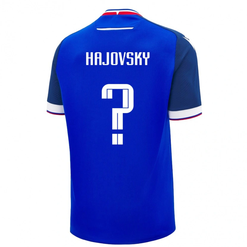 DanxenキッズスロバキアTadeas Hajovsky#0青ホームシャツ24-26ジャージーユニフォーム