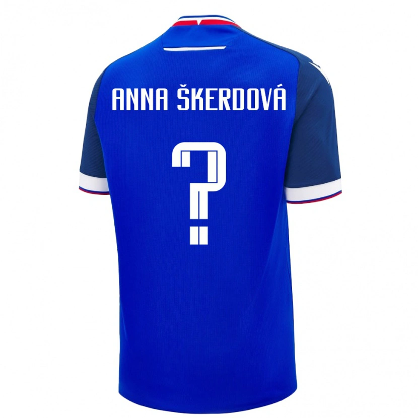 DanxenキッズスロバキアSofia Anna Škerdová#0青ホームシャツ24-26ジャージーユニフォーム