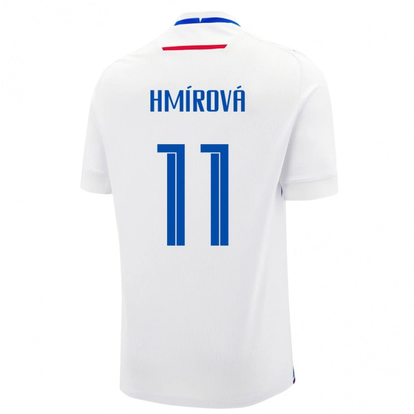 DanxenキッズスロバキアPatrícia Hmírová#11ホワイトアウェイシャツ24-26ジャージーユニフォーム