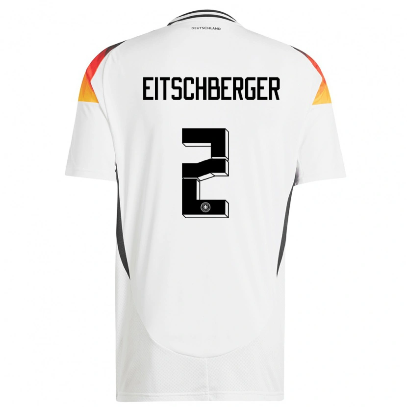 DanxenメンズドイツJulian Eitschberger#2白ホームシャツ24-26ジャージーユニフォーム