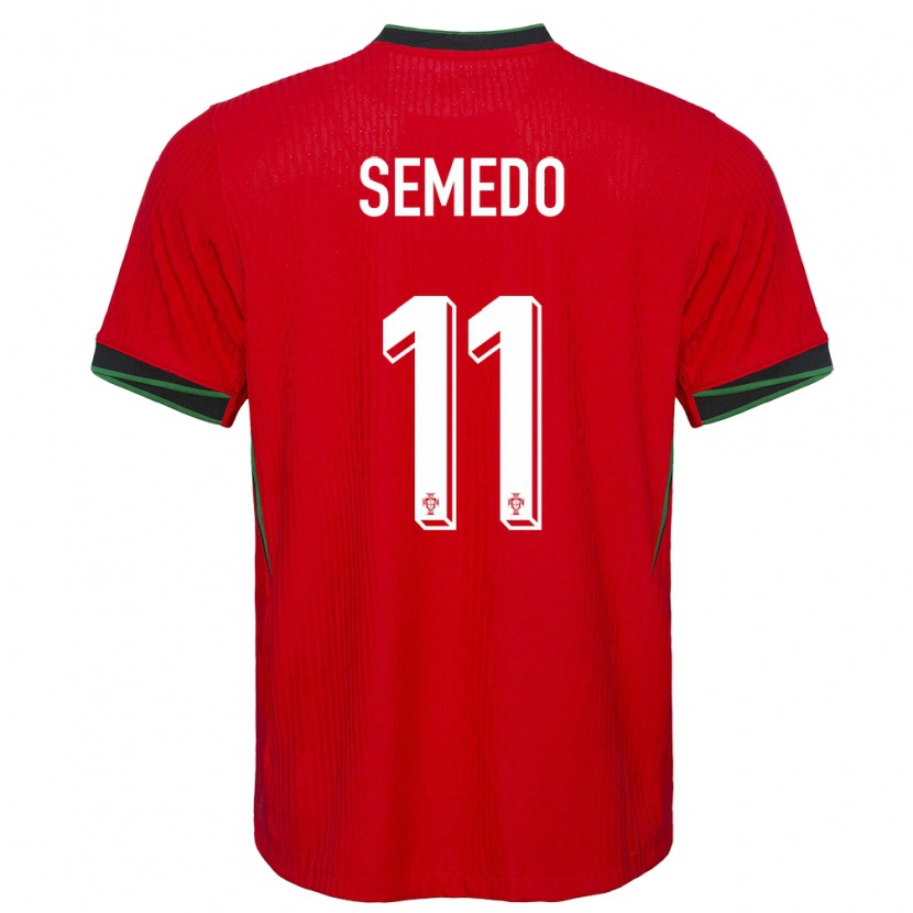 DanxenメンズポルトガルVivaldo Semedo#11赤ホームシャツ24-26ジャージーユニフォーム