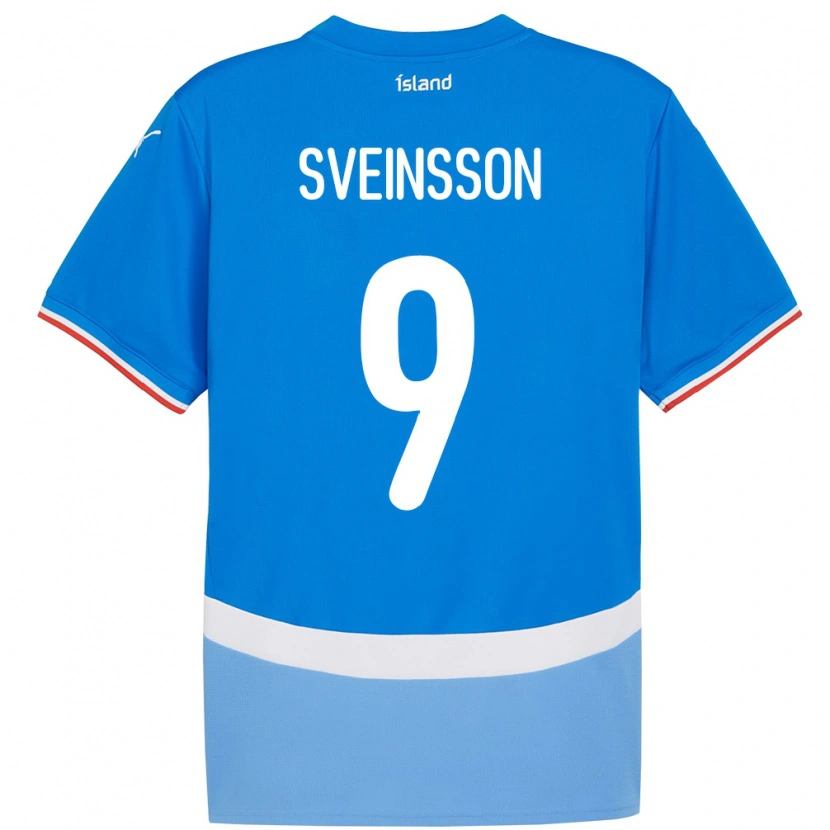 DanxenメンズアイスランドRúnar Dadi Vatsndal Sveinsson#9青ホームシャツ24-26ジャージーユニフォーム