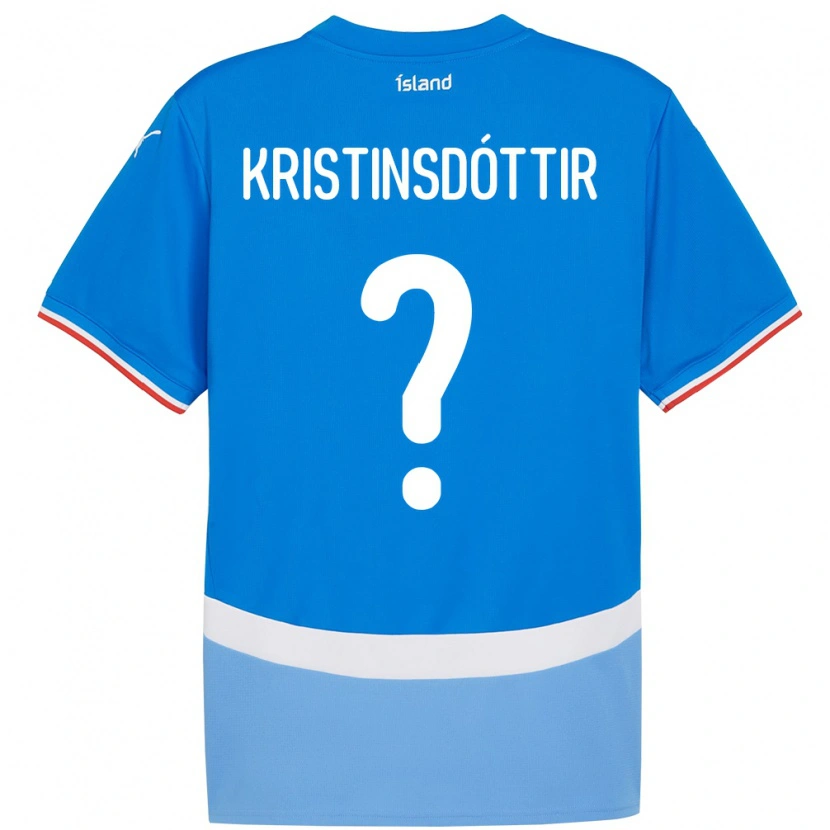 DanxenメンズアイスランドÓlöf Sigríður Kristinsdóttir#0青ホームシャツ24-26ジャージーユニフォーム