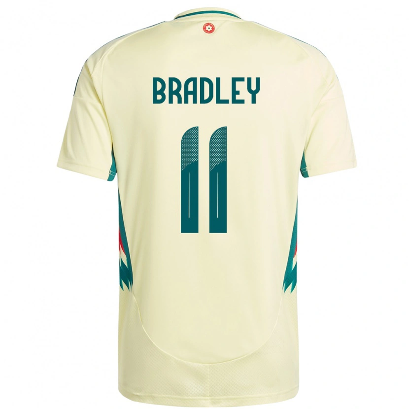 DanxenメンズウェールズSion Bradley#11ベージュイエローアウェイシャツ24-26ジャージーユニフォーム