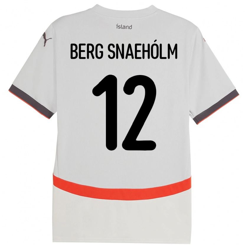 DanxenメンズアイスランドGylfi Berg Snaehólm#12ホワイトアウェイシャツ24-26ジャージーユニフォーム