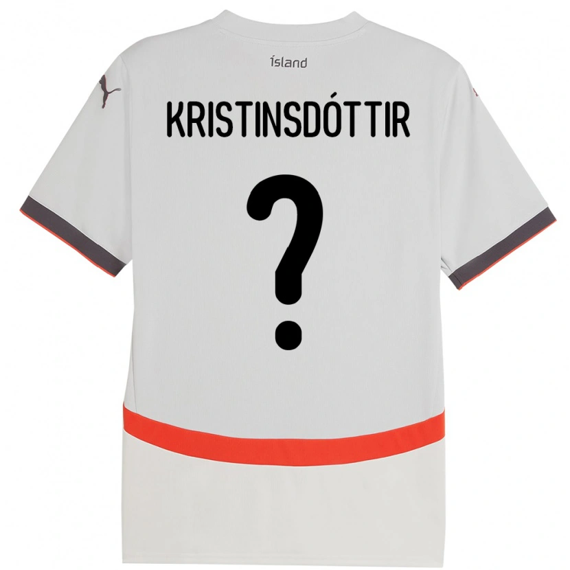 DanxenメンズアイスランドÓlöf Sigríður Kristinsdóttir#0ホワイトアウェイシャツ24-26ジャージーユニフォーム