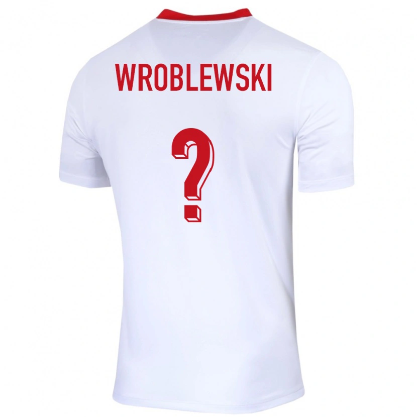 DanxenレディースポーランドMichal Wroblewski#0白ホームシャツ24-26ジャージーユニフォーム