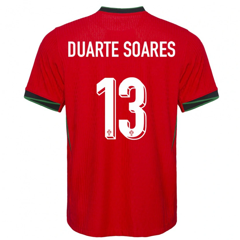 DanxenレディースポルトガルDuarte Soares#13赤ホームシャツ24-26ジャージーユニフォーム