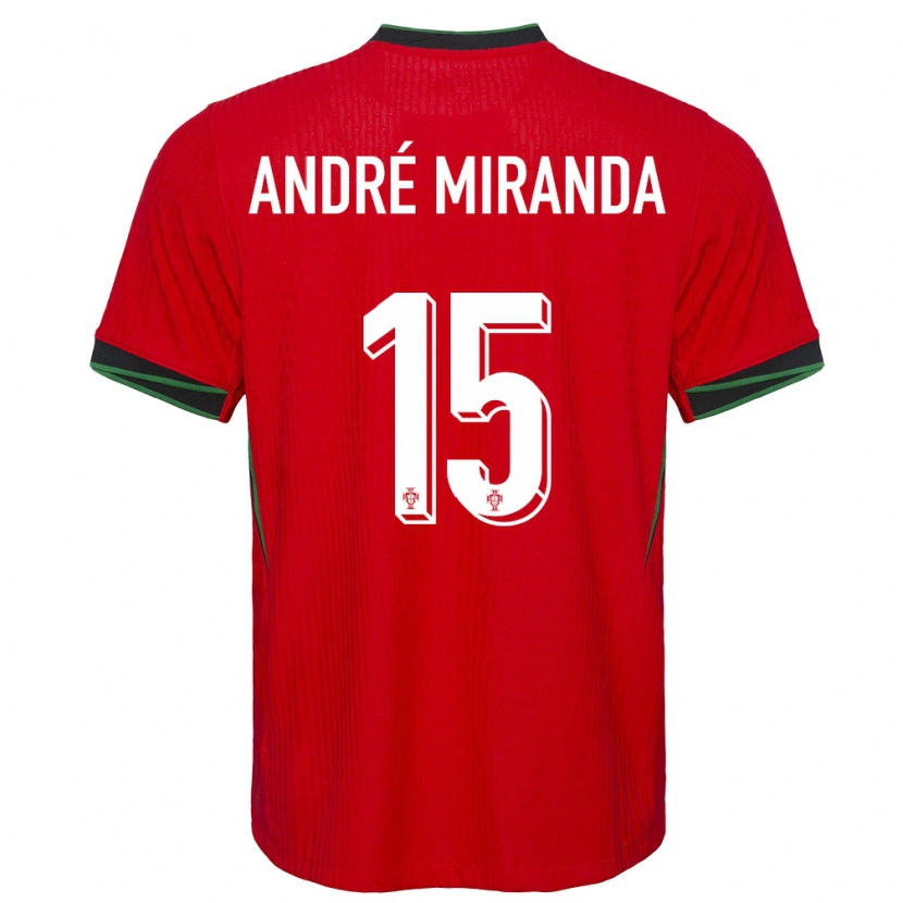 DanxenレディースポルトガルAndré Miranda#15赤ホームシャツ24-26ジャージーユニフォーム