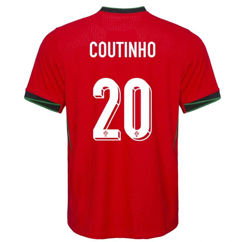 DanxenレディースポルトガルRicardo Coutinho#20赤ホームシャツ24-26ジャージーユニフォーム