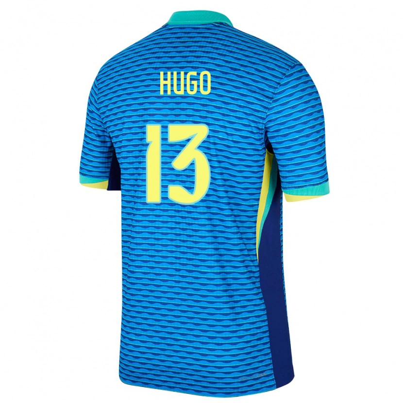 DanxenレディースブラジルVitor Hugo#13青アウェイシャツ24-26ジャージーユニフォーム