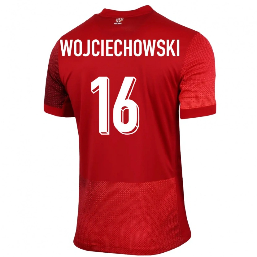 DanxenレディースポーランドOliwier Wojciechowski#16赤アウェイシャツ24-26ジャージーユニフォーム