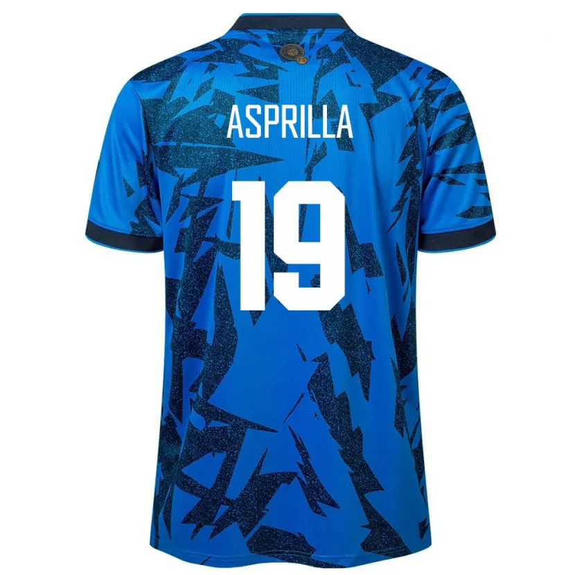 DanxenキッズエルサルバドルJair Asprilla#19青ホームシャツ24-26ジャージーユニフォーム