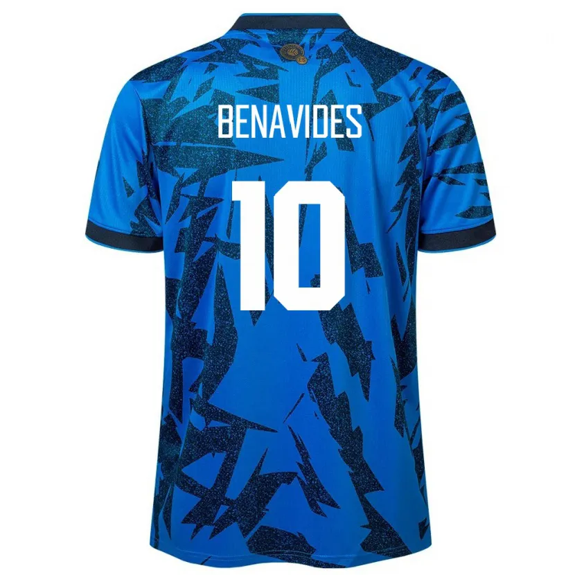 DanxenキッズエルサルバドルMatthew Benavides#10青ホームシャツ24-26ジャージーユニフォーム