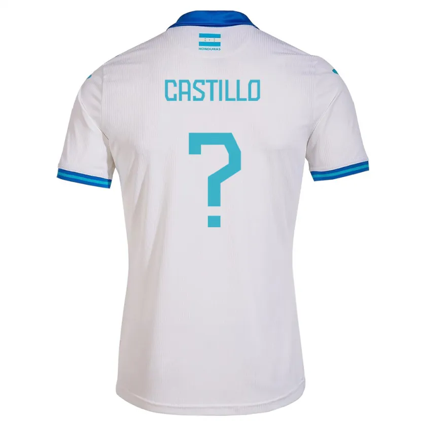 DanxenキッズホンジュラスJeferson Castillo#0白ホームシャツ24-26ジャージーユニフォーム