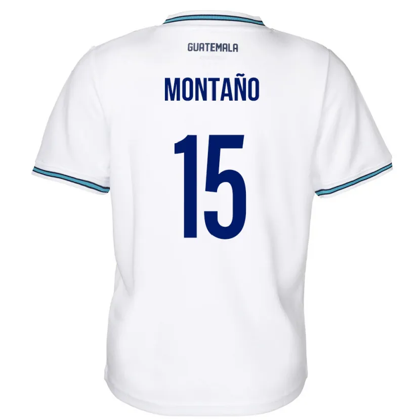 DanxenキッズグアテマラFigo Montaño#15白ホームシャツ24-26ジャージーユニフォーム