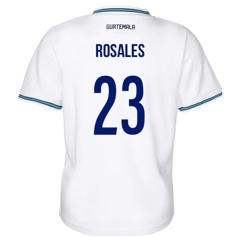 DanxenキッズグアテマラYareni Rosales#23白ホームシャツ24-26ジャージーユニフォーム