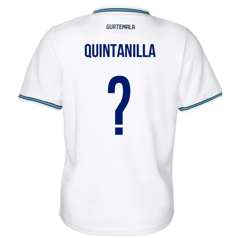 DanxenキッズグアテマラAnayelli Quintanilla#0白ホームシャツ24-26ジャージーユニフォーム