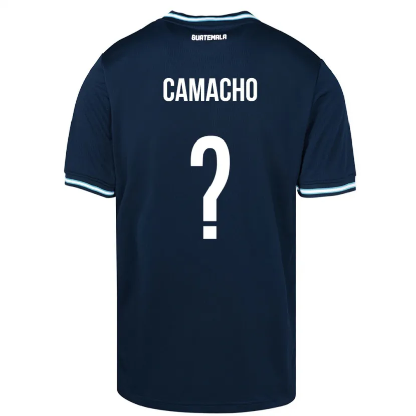 DanxenキッズグアテマラSamuel Camacho#0青アウェイシャツ24-26ジャージーユニフォーム