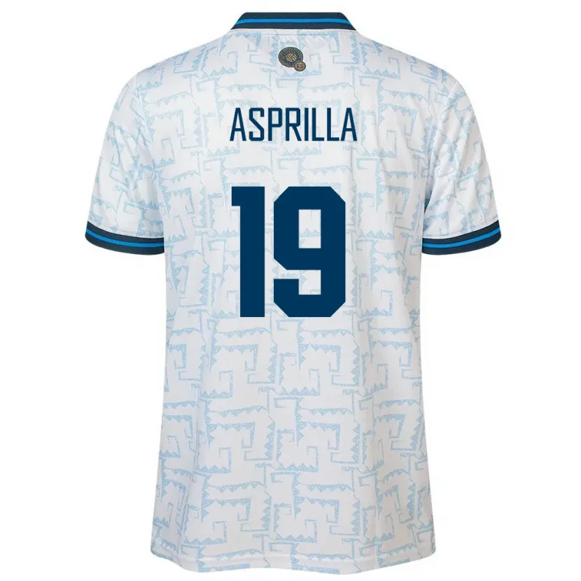 DanxenメンズエルサルバドルJair Asprilla#19白アウェイシャツ24-26ジャージーユニフォーム