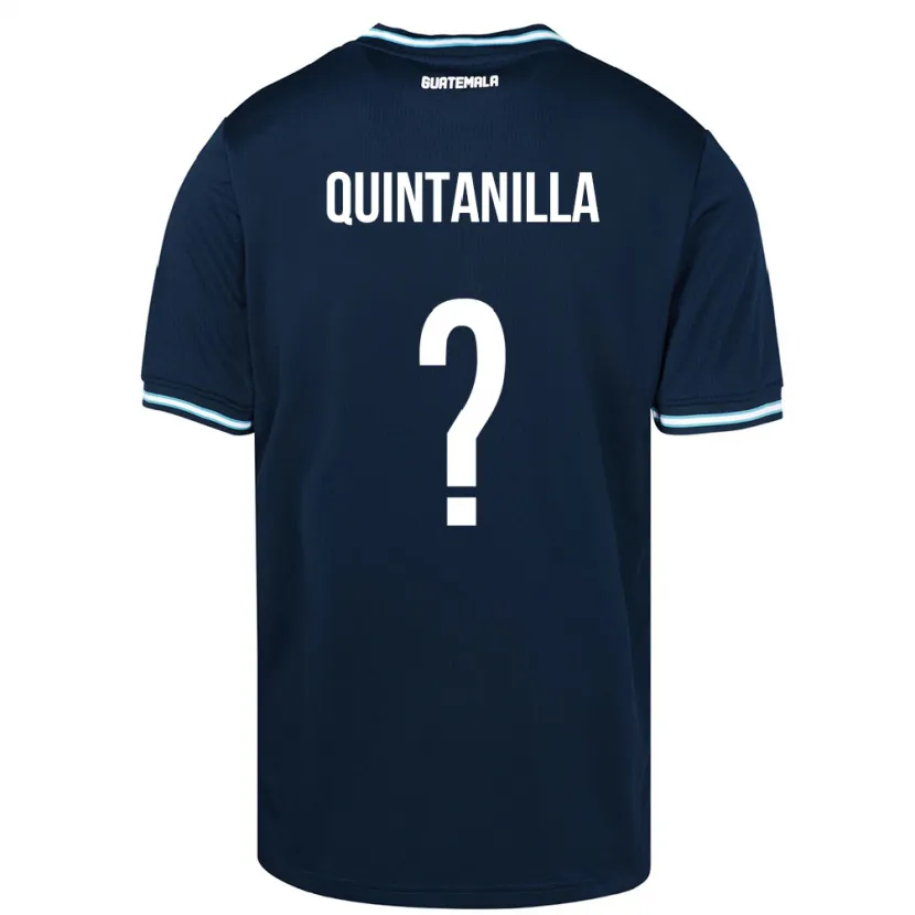 DanxenメンズグアテマラAnayelli Quintanilla#0青アウェイシャツ24-26ジャージーユニフォーム