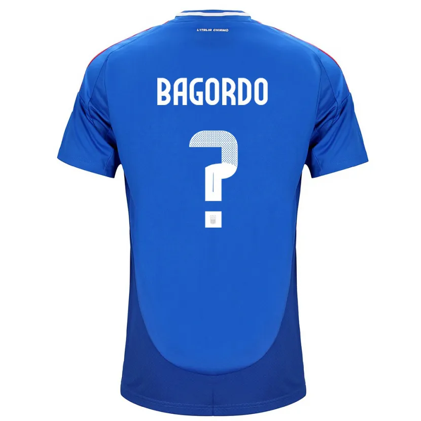 DanxenキッズイタリアCristian Bagordo#0青ホームシャツ24-26ジャージーユニフォーム