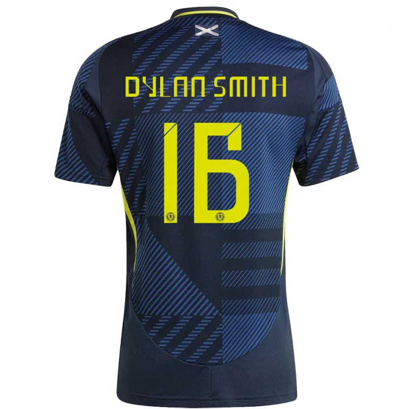 DanxenキッズスコットランドDylan Smith#16濃紺ホームシャツ24-26ジャージーユニフォーム