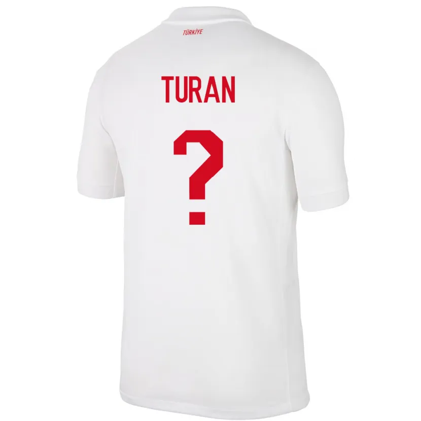 DanxenキッズトルコHasan Turan#0白ホームシャツ24-26ジャージーユニフォーム