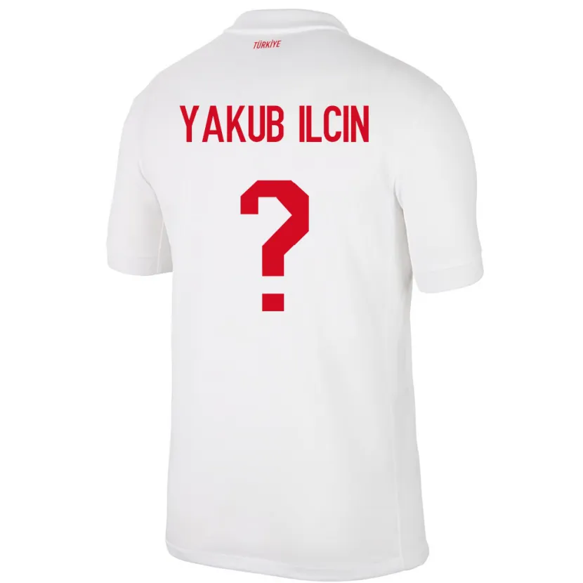 DanxenキッズトルコHasan Yakub İlçin#0白ホームシャツ24-26ジャージーユニフォーム