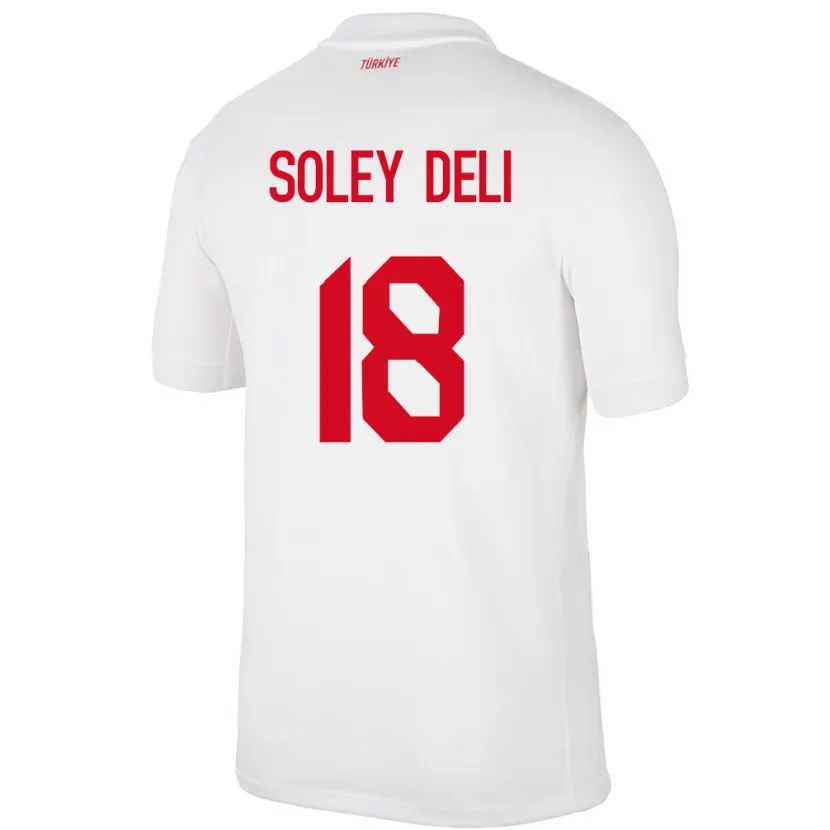 DanxenキッズトルコDilara Soley Deli#18白ホームシャツ24-26ジャージーユニフォーム