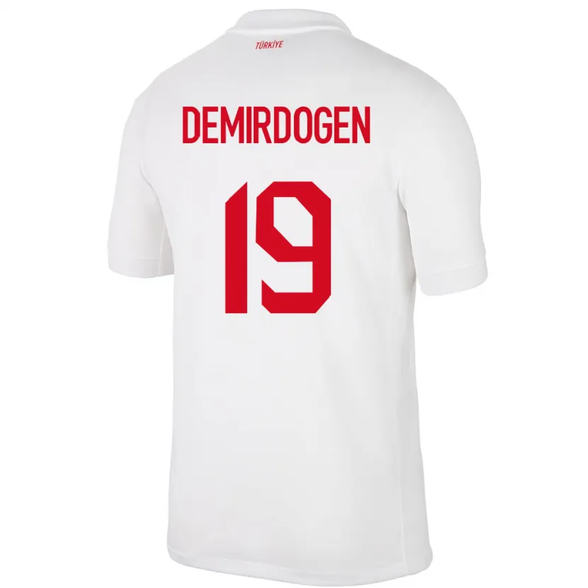 DanxenキッズトルコNeslihan Demirdögen#19白ホームシャツ24-26ジャージーユニフォーム