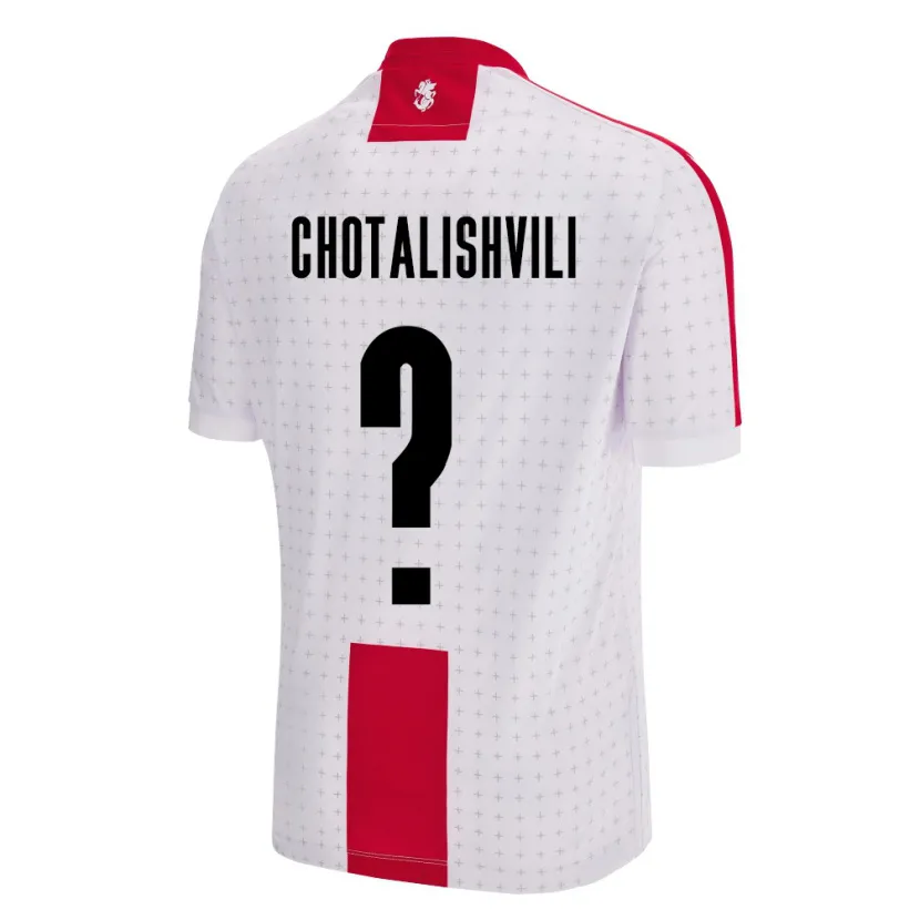 DanxenキッズジョージアTsotne Chotalishvili#0白ホームシャツ24-26ジャージーユニフォーム