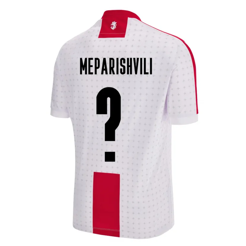 DanxenキッズジョージアGiorgi Meparishvili#0白ホームシャツ24-26ジャージーユニフォーム