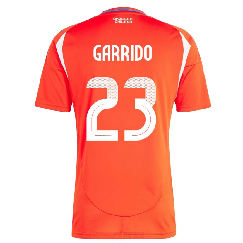 DanxenキッズチリPedro Garrido#23赤ホームシャツ24-26ジャージーユニフォーム