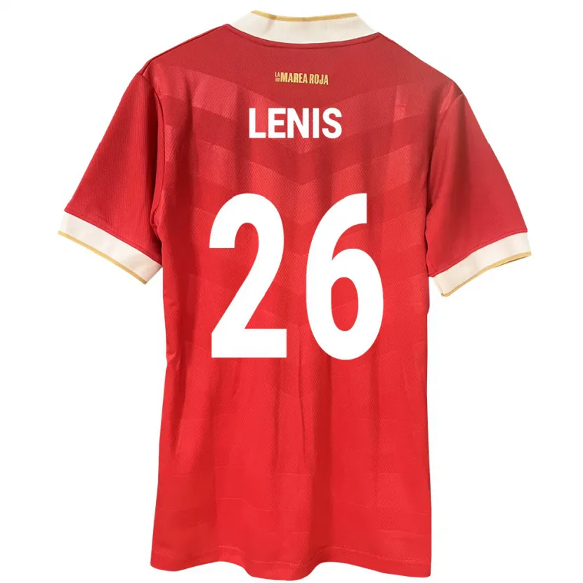 DanxenキッズパナマKahiser Lenis#26赤ホームシャツ24-26ジャージーユニフォーム