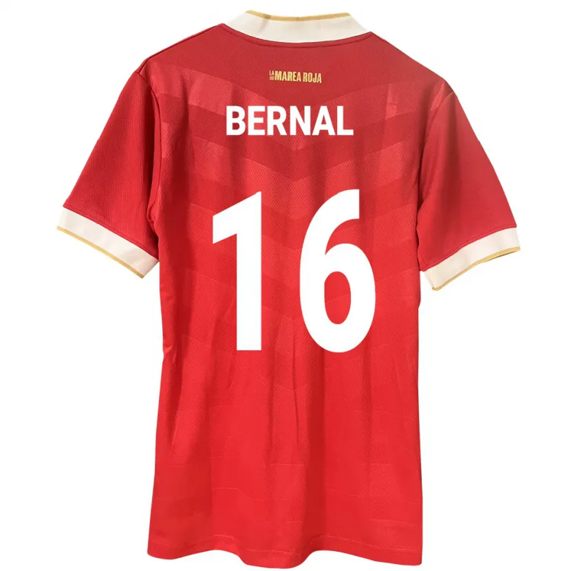 DanxenキッズパナマJosé Bernal#16赤ホームシャツ24-26ジャージーユニフォーム