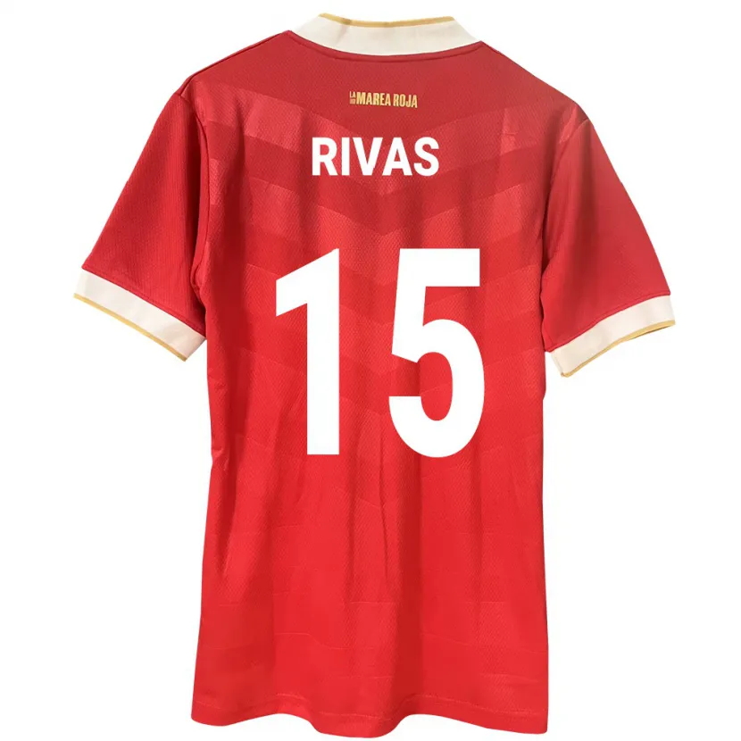 DanxenキッズパナマKarla Rivas#15赤ホームシャツ24-26ジャージーユニフォーム