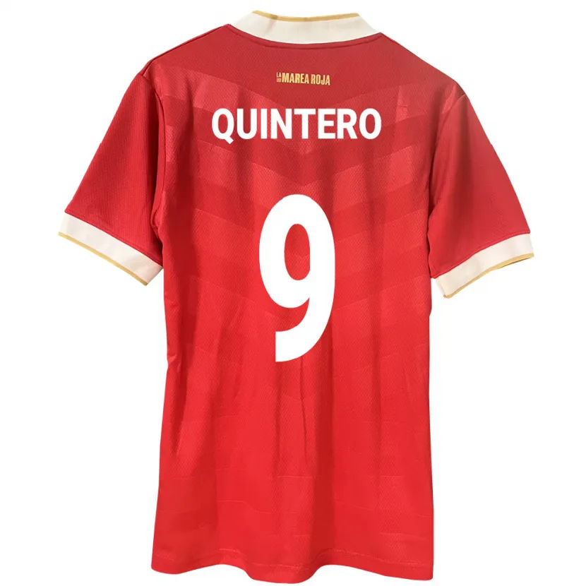 DanxenキッズパナマAna Quintero#9赤ホームシャツ24-26ジャージーユニフォーム