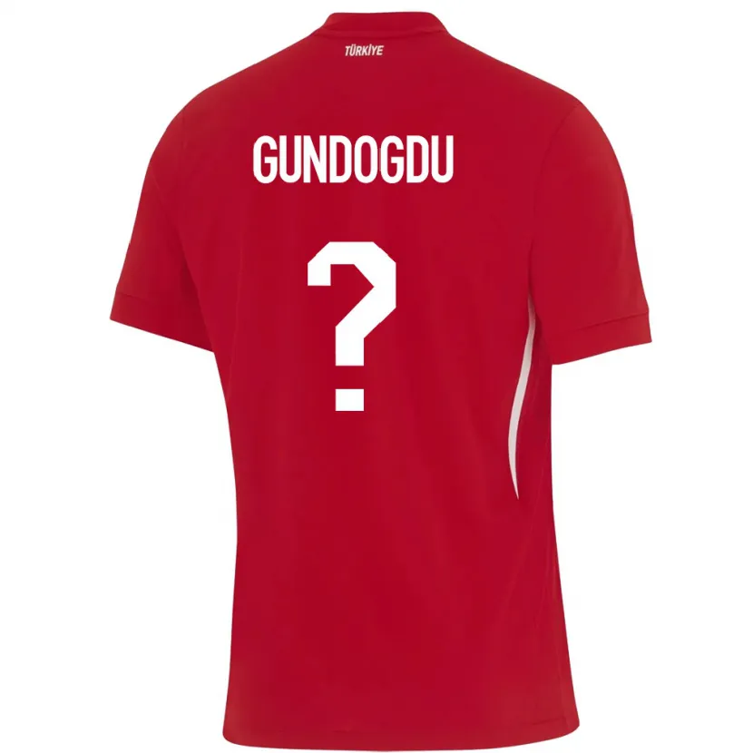 DanxenキッズトルコKevser Gündoğdu#0赤アウェイシャツ24-26ジャージーユニフォーム