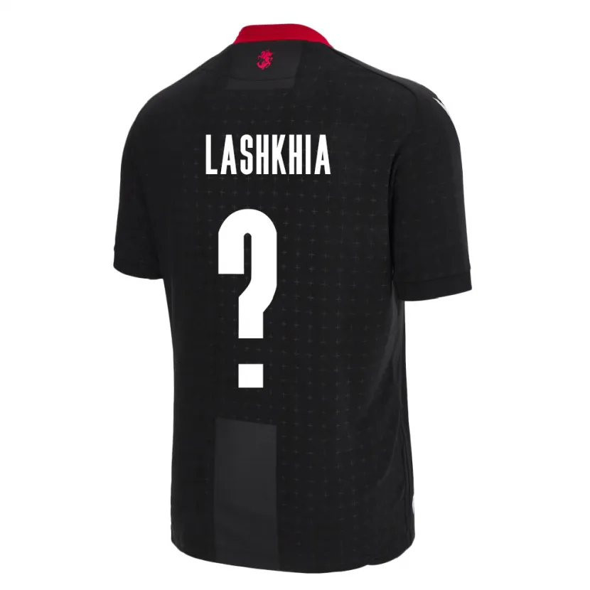 DanxenキッズジョージアLuka Lashkhia#0黒アウェイシャツ24-26ジャージーユニフォーム