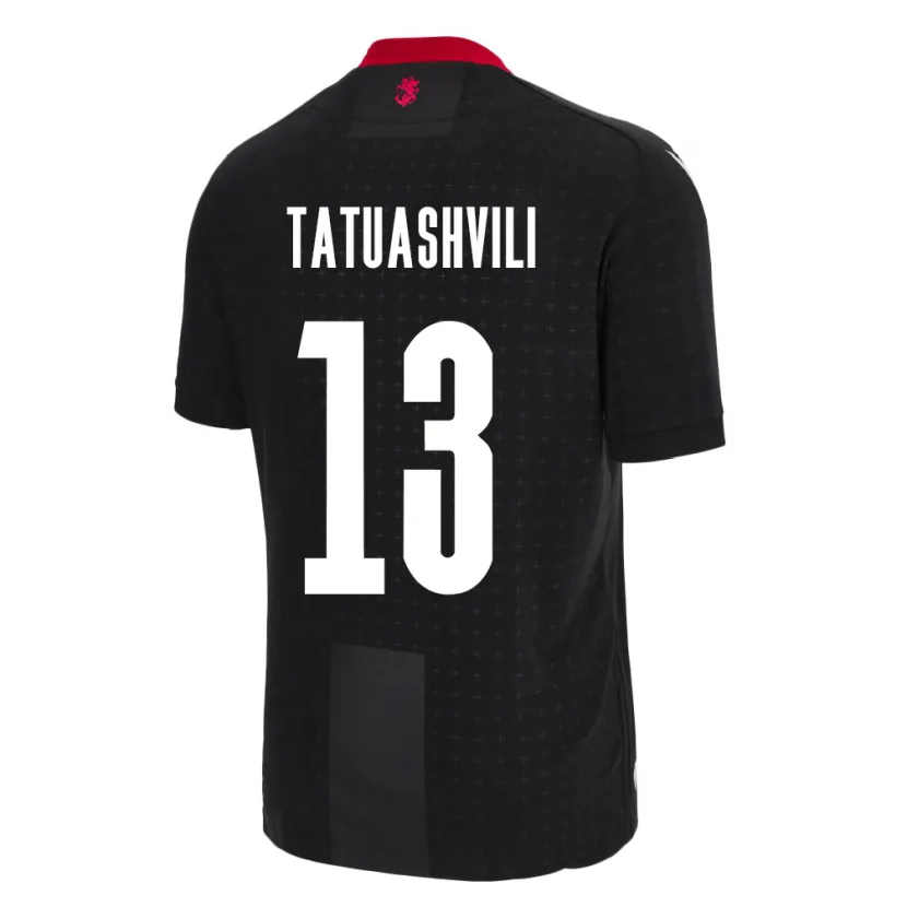 DanxenキッズジョージアTamar Tatuashvili#13黒アウェイシャツ24-26ジャージーユニフォーム