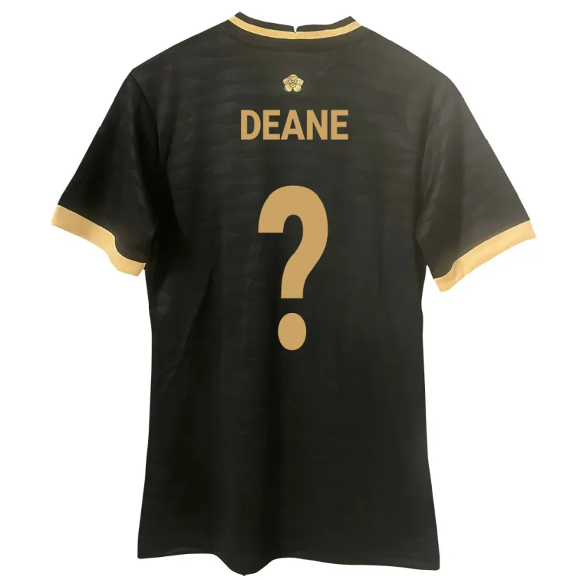 DanxenキッズパナマSean Deane#0黒アウェイシャツ24-26ジャージーユニフォーム