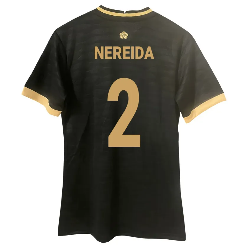 DanxenキッズパナマJuriel Nereida#2黒アウェイシャツ24-26ジャージーユニフォーム