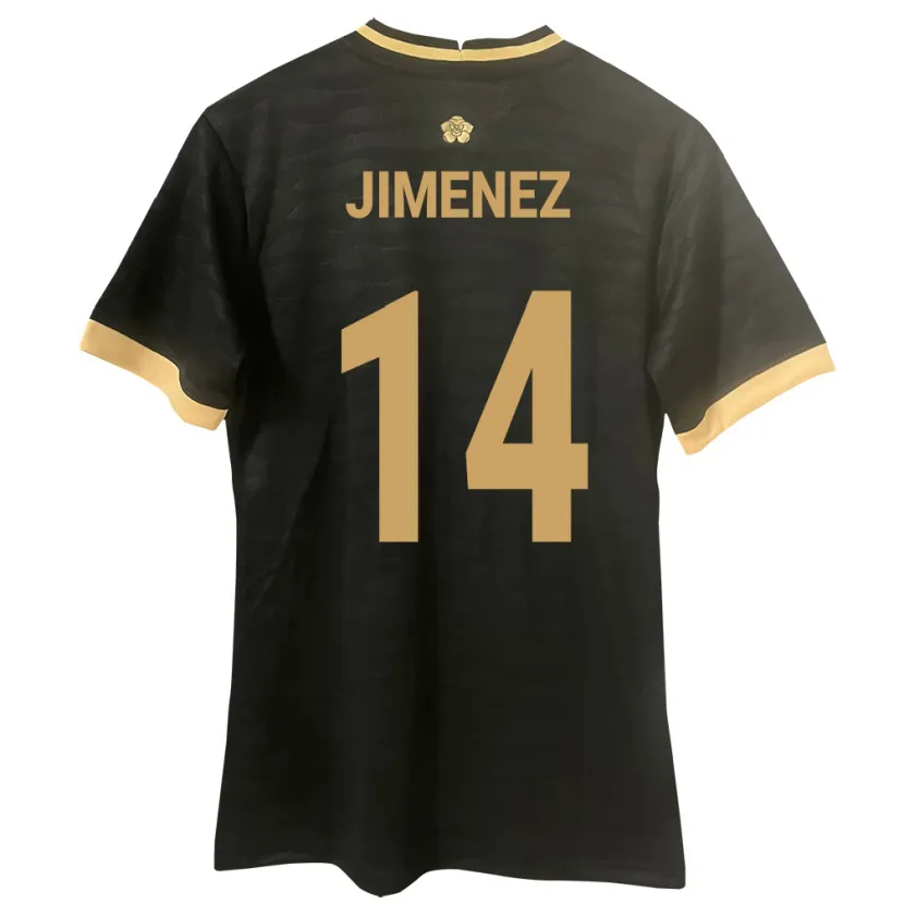 DanxenキッズパナマJuan Jiménez#14黒アウェイシャツ24-26ジャージーユニフォーム