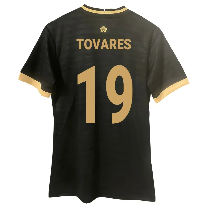 DanxenキッズパナマKahir Tovares#19黒アウェイシャツ24-26ジャージーユニフォーム