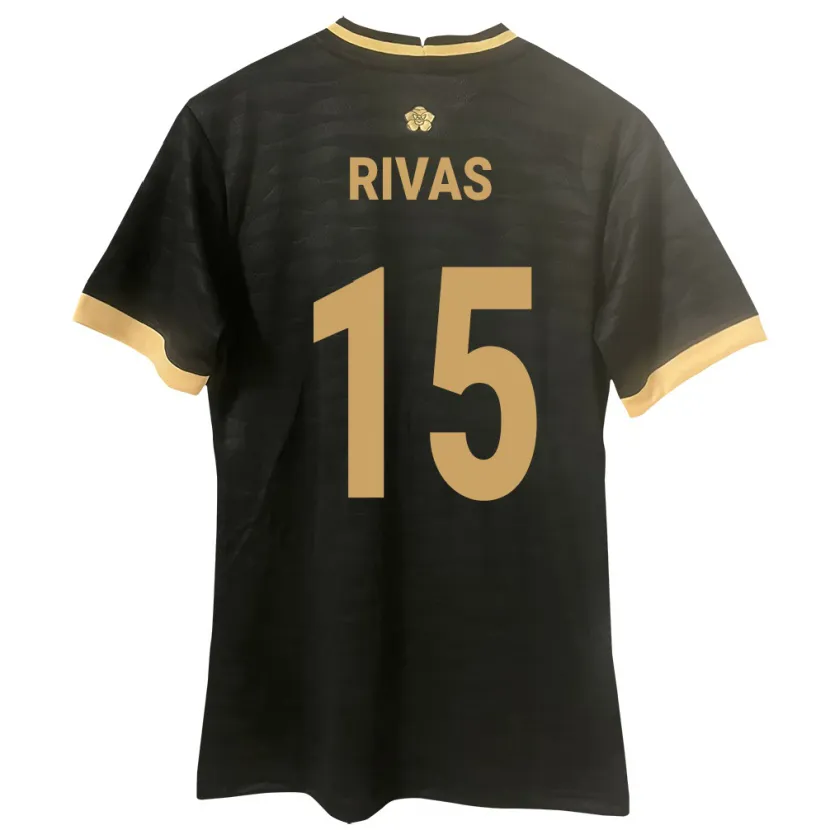 DanxenキッズパナマKarla Rivas#15黒アウェイシャツ24-26ジャージーユニフォーム