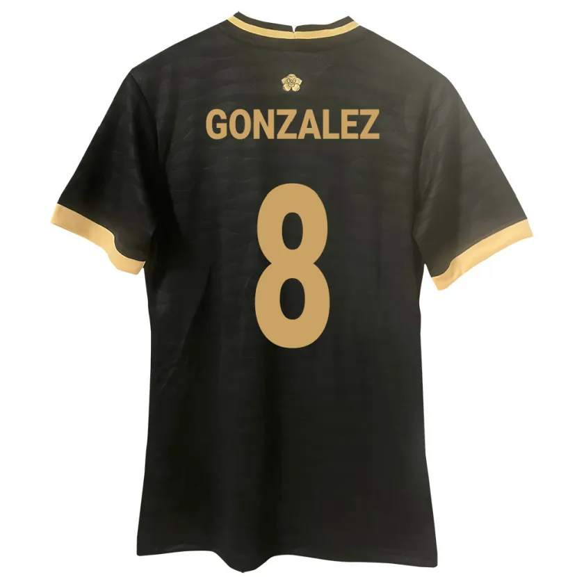 DanxenキッズパナマSchiandra González#8黒アウェイシャツ24-26ジャージーユニフォーム