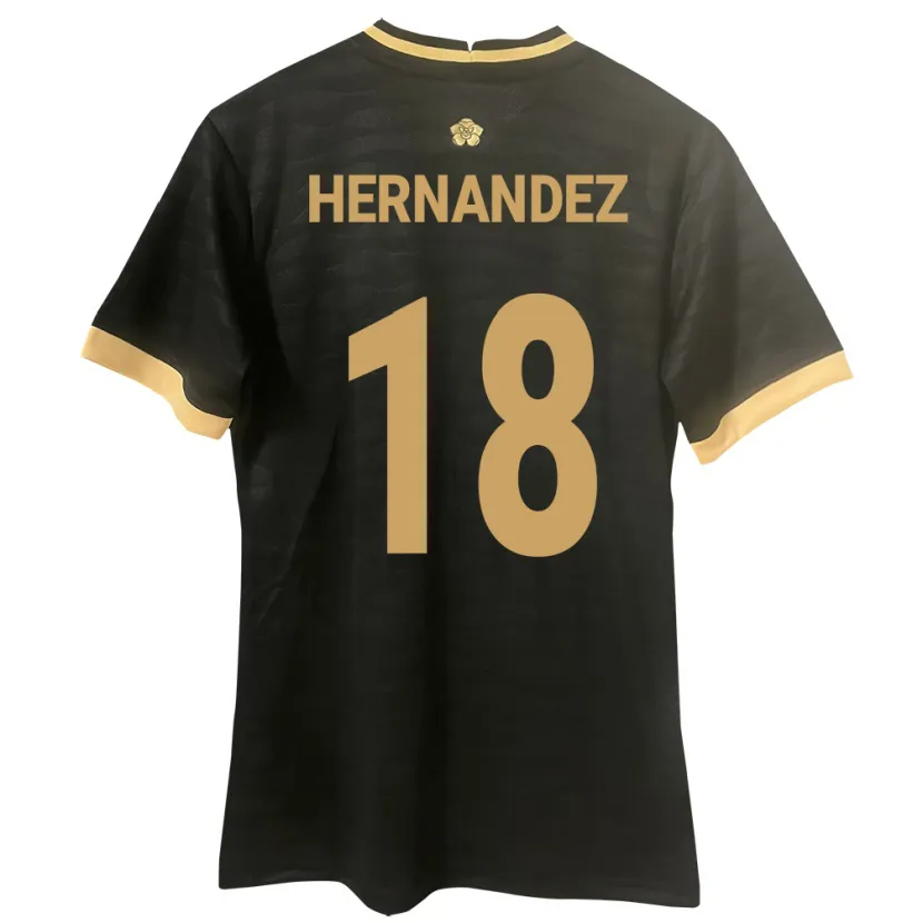 DanxenキッズパナマErika Hernández#18黒アウェイシャツ24-26ジャージーユニフォーム