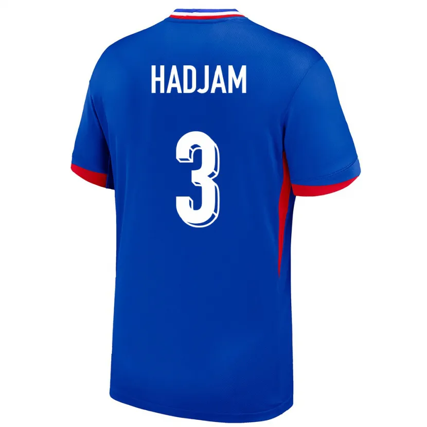 DanxenメンズフランスJaouen Hadjam#3青ホームシャツ24-26ジャージーユニフォーム