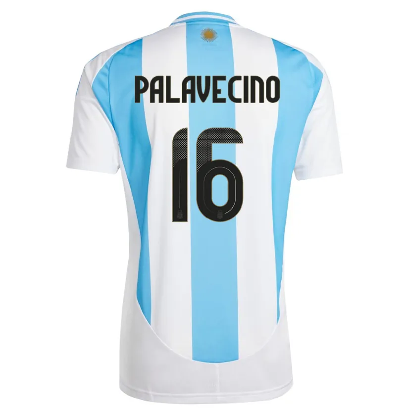 DanxenメンズアルゼンチンNicolas Palavecino#16白 青ホームシャツ24-26ジャージーユニフォーム